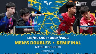 Lin/Huang vs Quek/Pang | MD SF | #EuropeSmash 2025