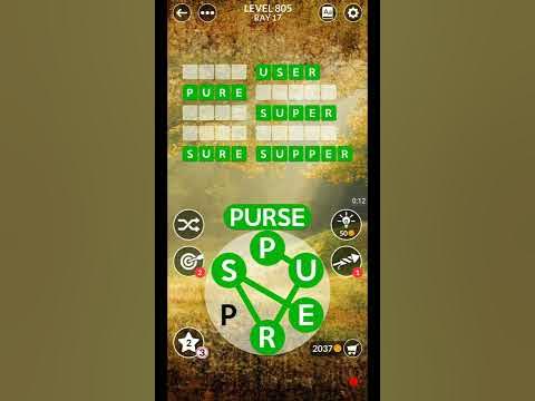WORDSCAPES UNCROSSED LEVEL 805 NEW UPDATE masaya ang mga salita - YouTube