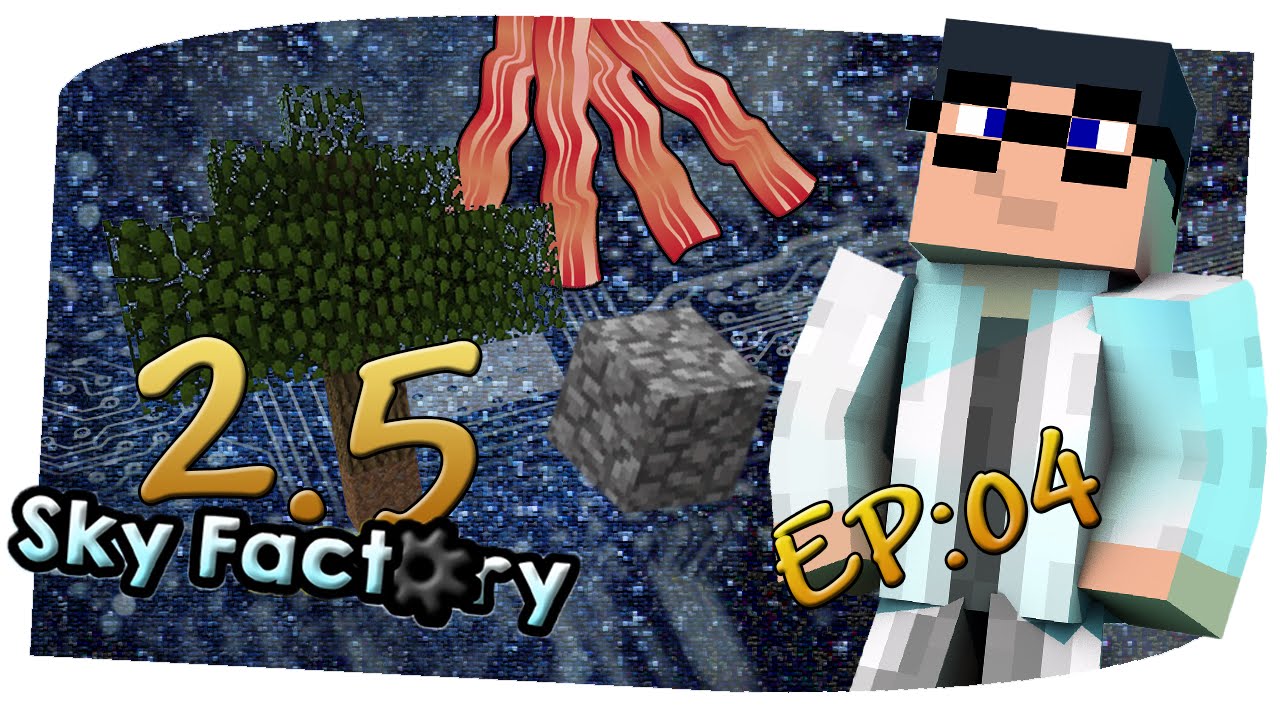 Minecraft Ita Sky Factory 2.5 Ep04 - Cobblestone Generator - YouTube