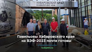 Павильоны Хабаровского края на ВЭФ-2023 почти готовы