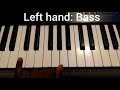 How to play Seben on the Piano - 3