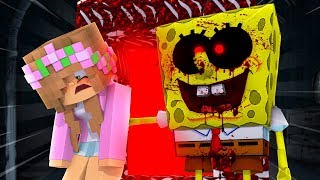 LITTLE KELLY RETURNS TO SPONGEBOB.EXE PORTAL! Minecraft Little Kelly