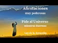 💚💚MEDITACIÓN CON PODEROSAS AFIRMACIONES⭐ PIDE AL UNIVERSO MIENTRAS DUERMES✨ Ley de la Atracción✨