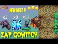 Th10 ZAP GoWitch - New Th10 Zap Attack Strategy - Best Th10 3 STAR ATTACK in War - Clash of Clans