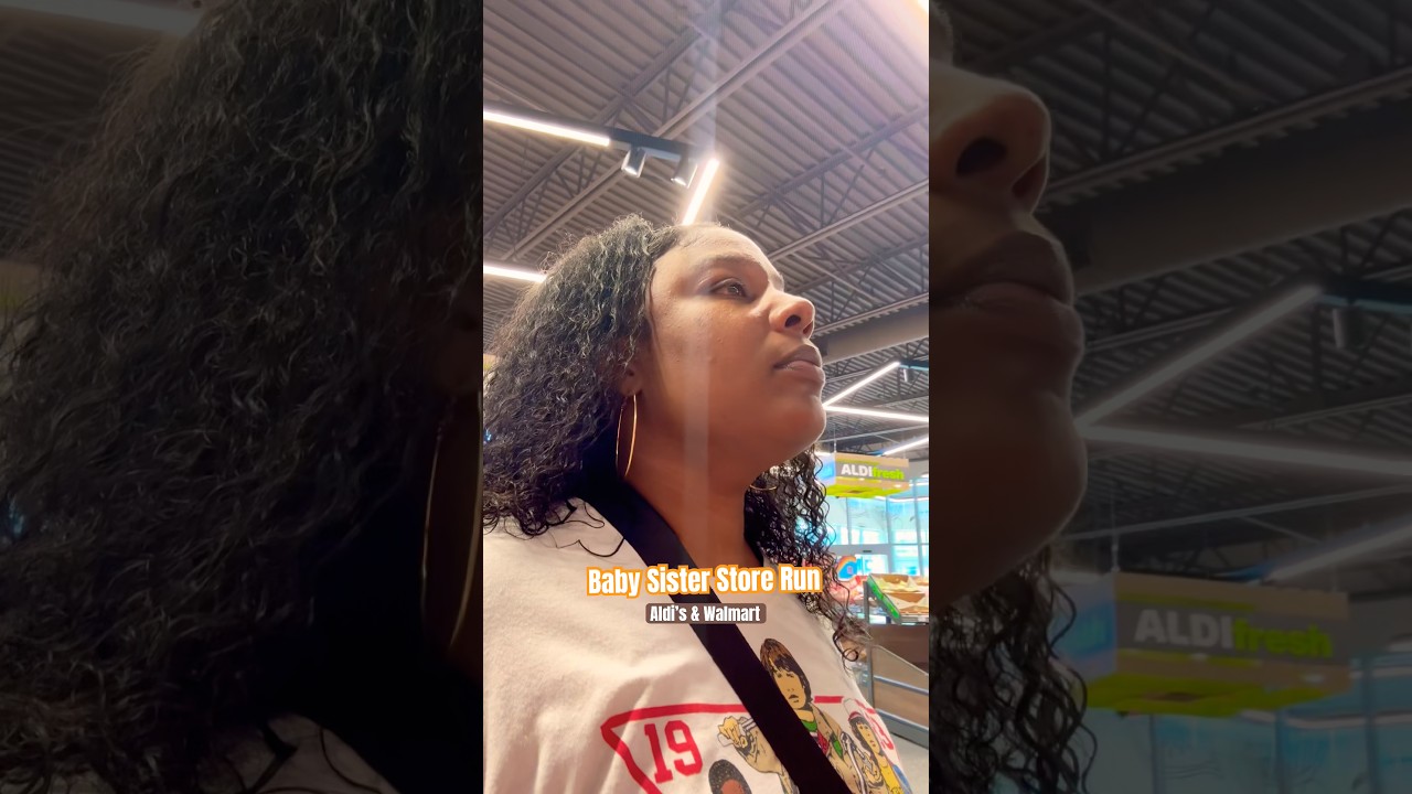 Поход в магазины Aldi и Walmart с младшей сестрой 