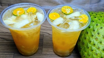 Cách làm TRÀ MÃNG CẦU - công thức pha trà mãng cầu xiêm thơm ngon đúng vị để bán - @TÚLÊMIỀNTÂY