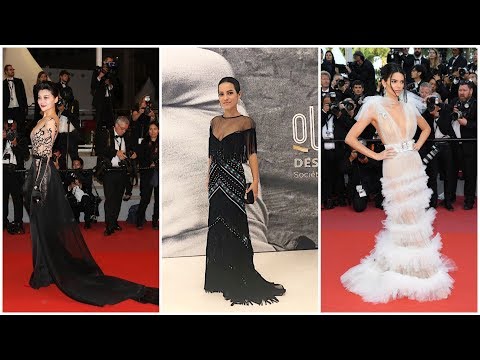 Video: Vestidos de escote y otros atuendos espectaculares en la inauguración del Festival de Cine de Cannes