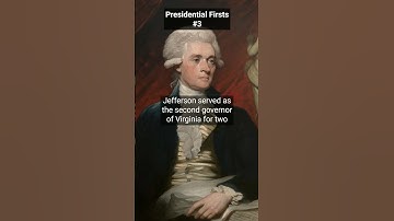 Thumbnail of First president to also serve as governor | Presidential Firsts No. 3