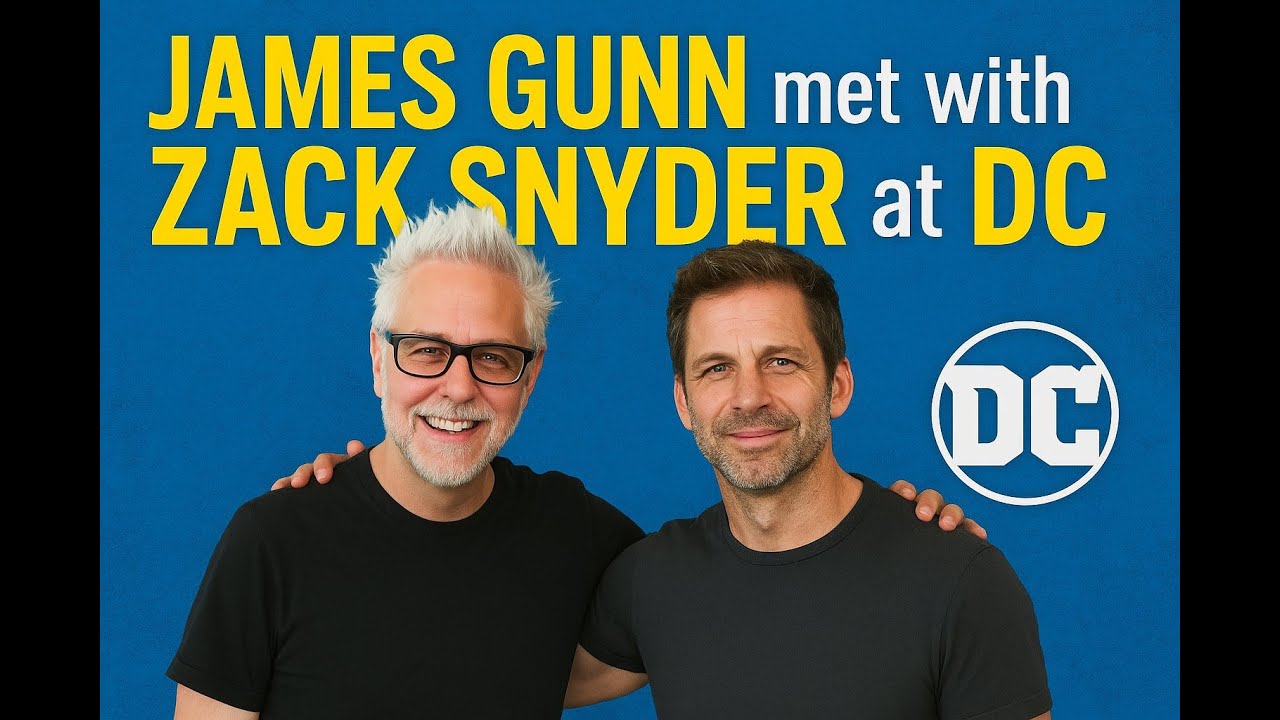 JAMES GUNN met with ZACK SNYDER at DC - YouTube