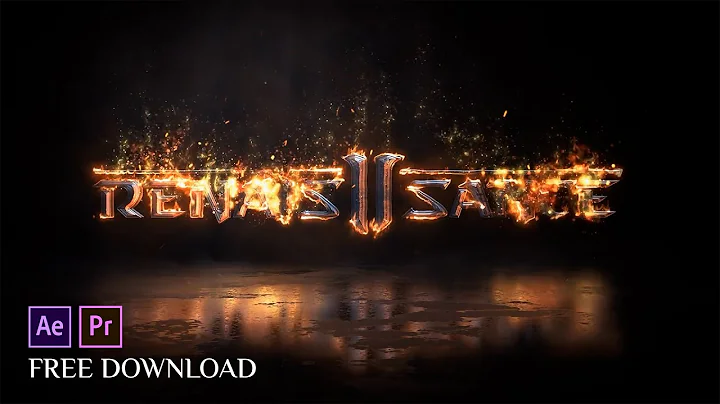 Fire Logo Animation in After Effects | After Effects Template - 100% Free No Plugin