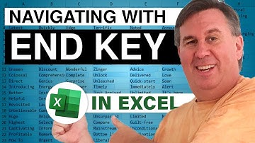 Excel - How To Quickly Navigate To The End Of Data In Excel - Episode 1211.107