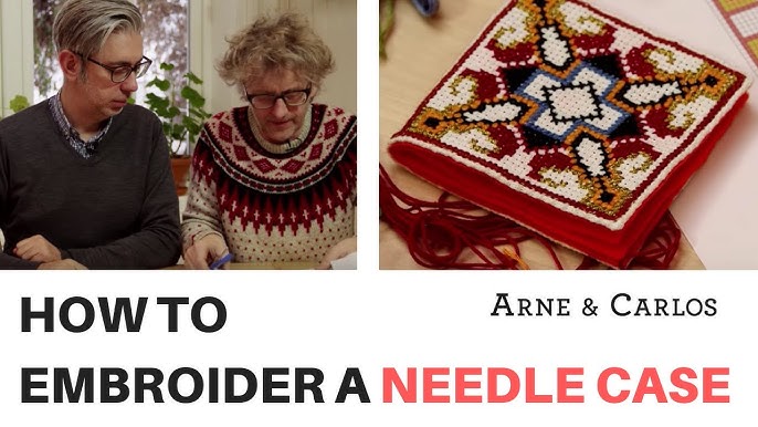 How to do a perfect cross stitch embroidery on clothing using the waste  canvas technique – ARNE & CARLOS