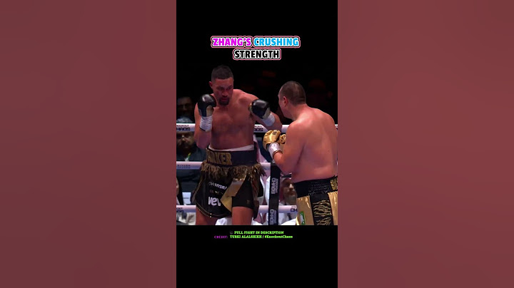 Zhilei Zhang  vs.  Parker | ONE SHOT CAN END IT ALL   #boxing #sports