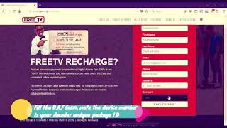 How to activate your Freetv Decoder Online(D.I.Y)