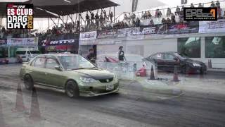 แข่งรุ่น KING OF ES D17 TURBO ในงาน ES Club Drag Day 2016 ชมทุกรุ่นที่www.forspeed1.com