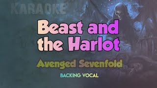 Beast and The Harlot Karaoke Version Lower Key with Backing Vocal, Avenged Sevenfold 