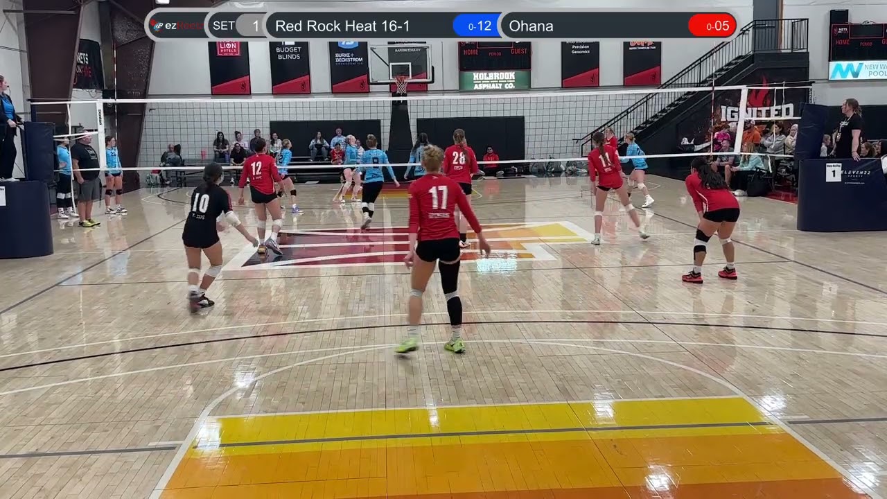 Red Rock Heat 16-1 vs Ohana, 2025-03-08, Day 1, Match 4, 1st Set