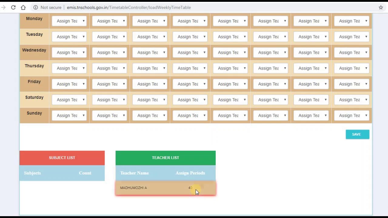 Image result for Time Table Assign