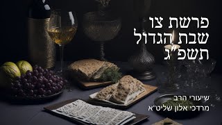 שיעור הרב מרדכי אלון פסח תשפ״ג