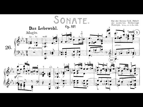 Beethoven: Sonata No.26 in E-flat Major, "Les Adieux" (Oppitz, Lortie)