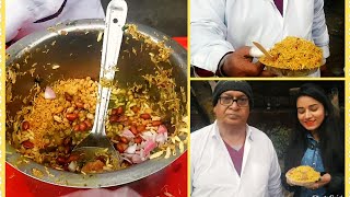 Delhi University's Famous Bhel Puri | Chatpati & Spicy Bhelpuri | Cook with Monika