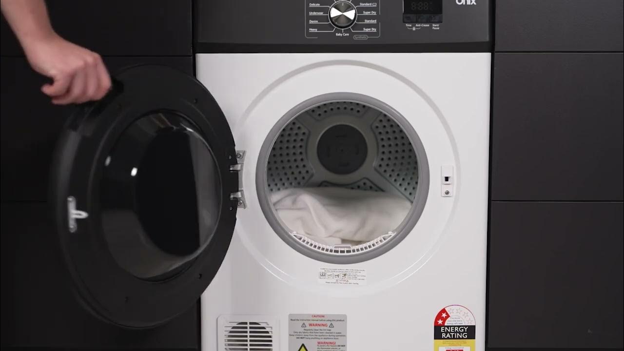 Product Review Onix 8kg Vented Clothes Dryer ONVD8W YouTube