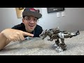 MONTANDO O MEGA ROBÔ QUE SE TRANSFORMA EM T-REX!!!