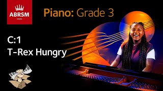 T-Rex Hungry / ABRSM Piano Grade 3 2023 &amp; 2024, C:1 / Synthesia Piano tutorial