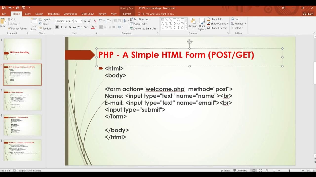 PHP Form Handling | How to Learn PHP - YouTube