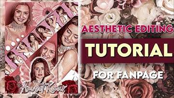 Aesthetic editing tutorial for fanpages💕|| Shruti