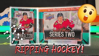 2023-24 UPPER DECK SERIES 2 HOCKEY, MEGA BOX AND BLASTER BOX!