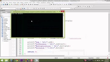C program to perform addition, subtraction, multiplication and division - Learn C Programming P6