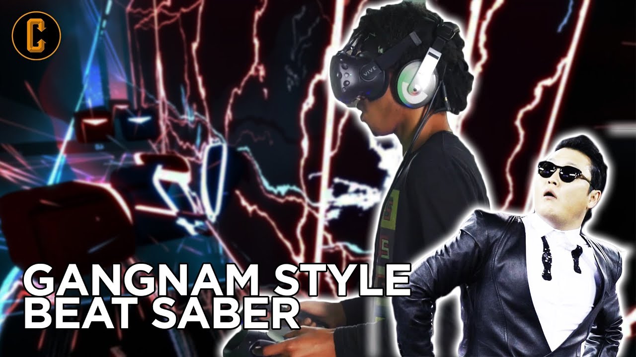 Begrænse belastning grit Gangnam Style Beat Saber Sing Along - YouTube