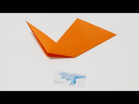 Origami Basics 3 : How to fold Inside Reverse Fold 摺紙基本技巧 3 : 內中割摺