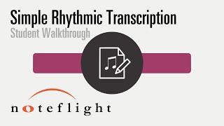 Simple Rhythmic Transcription