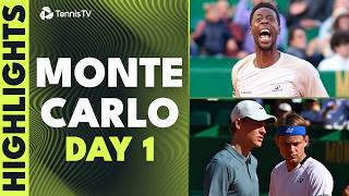 Monfils vs Griekspoor; Sinner/Bergs Doubles & More | Monte-Carlo 2026 Day 1 Highlights