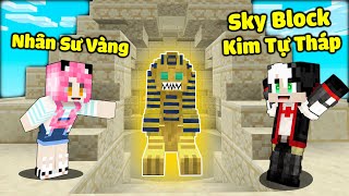 REDHOOD VÀ MỀU THỬ THÁCH SINH TỒN SKY BLOCK KIM TỰ THÁP MINECRAFT*MỀU STREAM ĐÀO ĐÁ SIÊU GẮT MCPE