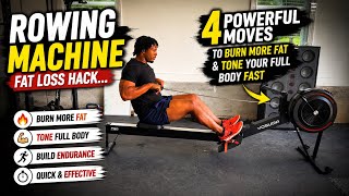 Rowing Machine Fat Loss Hack… 4 Powerful Moves to Burn More Fat & Tone Your Full Body Fast