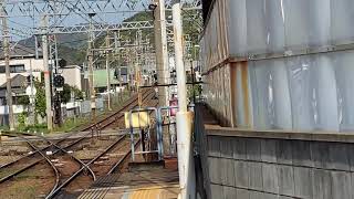 南海8300系　普通車和歌山市行き紀ノ川到着！