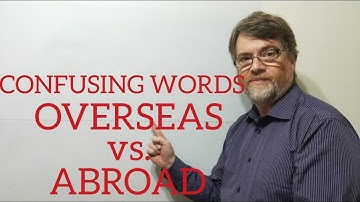 English Tutor Nick P Lesson (339) The Difference Between Overseas and Abroad
