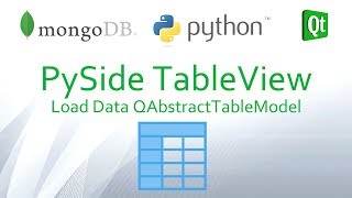 Python and MongoDB #5 - populate MongoDB Data in QTableView using QAbstractTableModel
