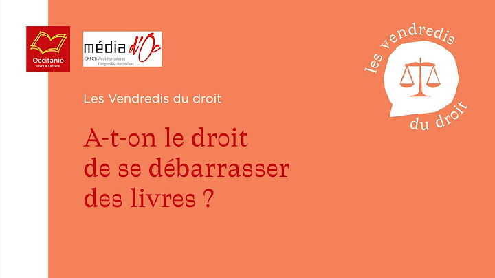 A-t-on le droit de se débarrasser des livres ?