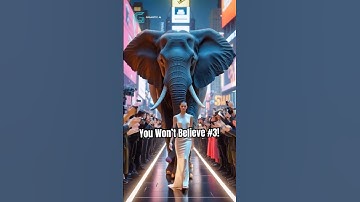 When GIANT Animals Rule the Runway! #giganticAI #animals #ai #shorts #viralvideo #viralshorts