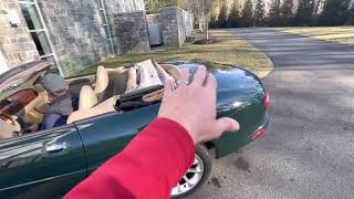 2000 Jaguar XKR convertible top operation 2000 Jaguar Xk8 Convertible Top Problems