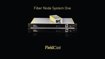 FieldCast Fiber Node System: a fiber optic system for PTZ cameras