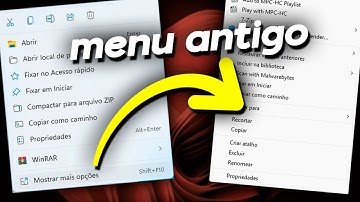 Remover o "Mostrar Mais Opções" do Windows 11 (Menu Clássico do Windows 10)
