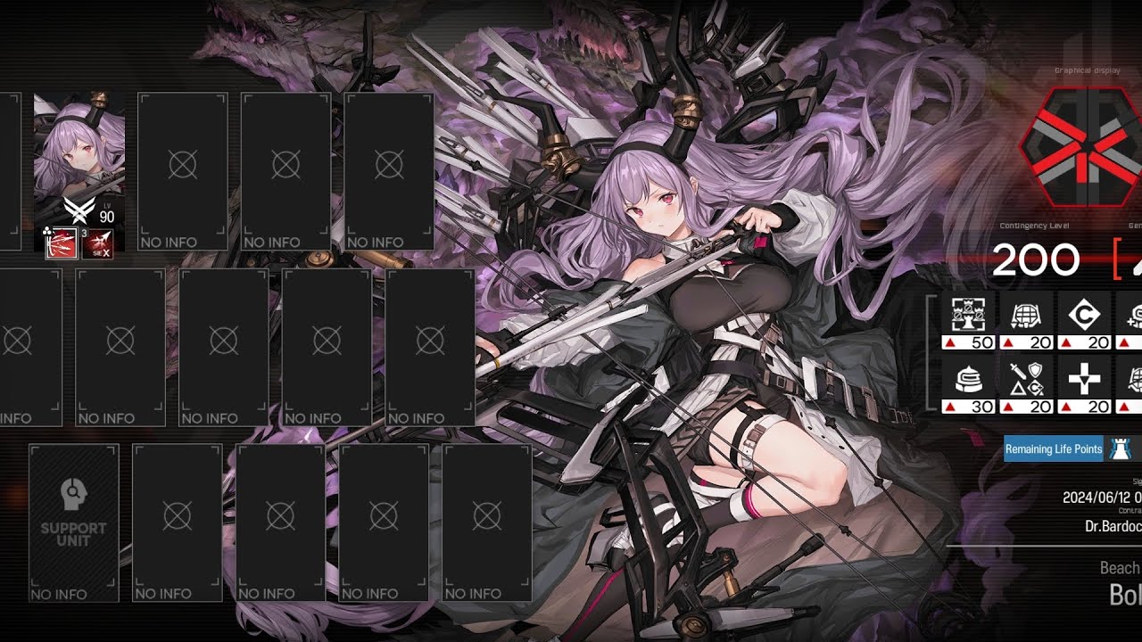 [Arknights] CC1 Rotating Map3 Beach Repair Bolivar Risk200 Solo Typhon AFK Clear