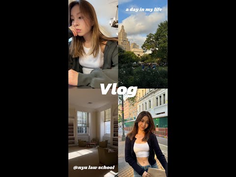 VLOG: day in my life as a 1L nyu law student!