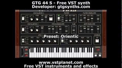 GTG 44 S - Free VST synth - vstplanet.com