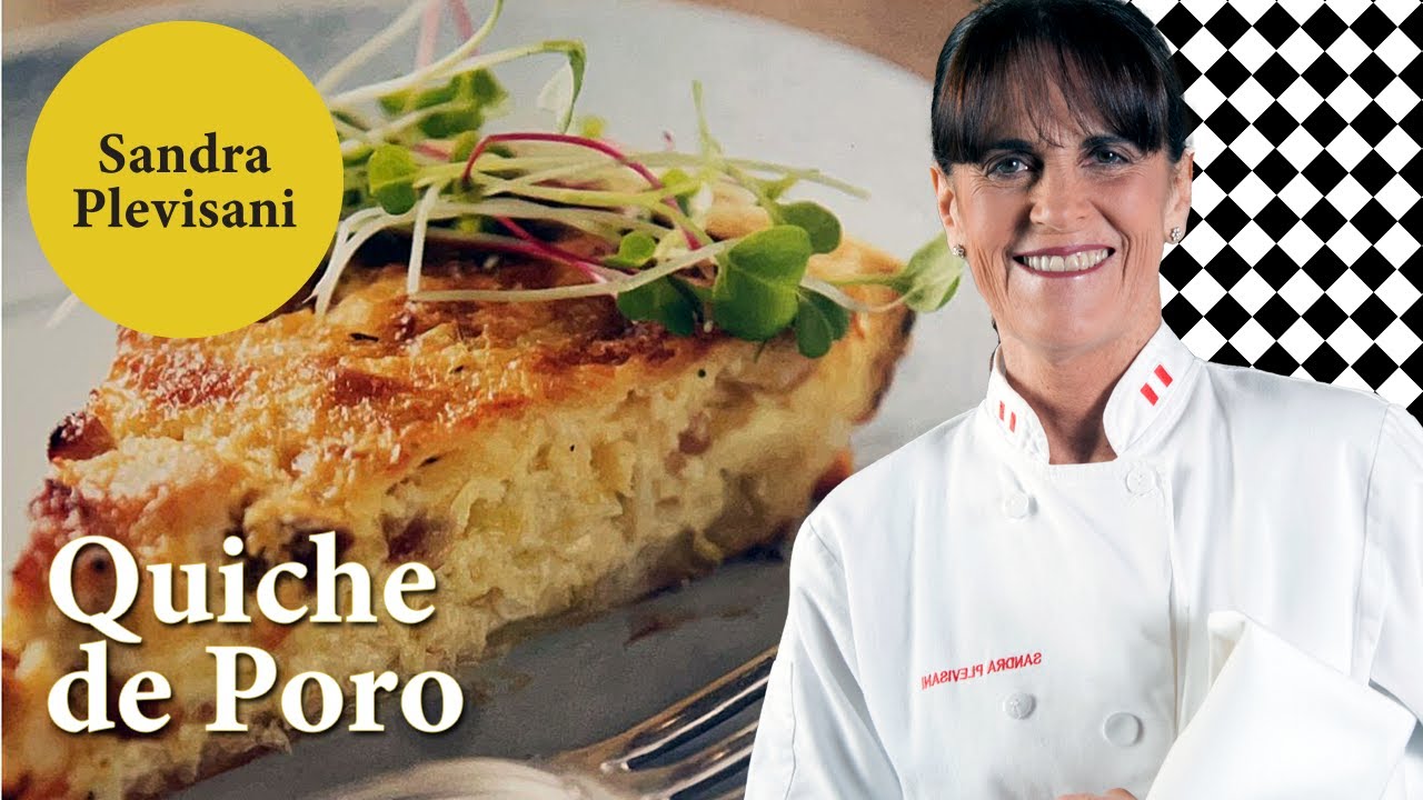 Receta Quiche de Poro - Paso a Paso | Sandra Plevisani